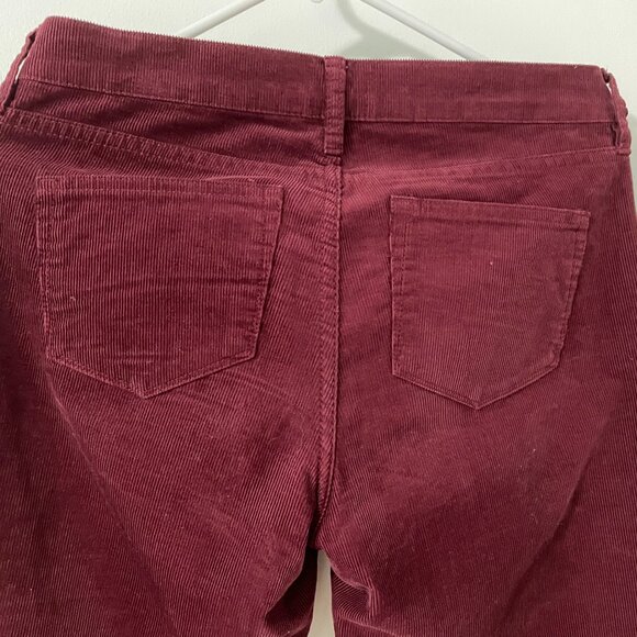 Deep cranberry corduroy pants - Picture 5 of 6